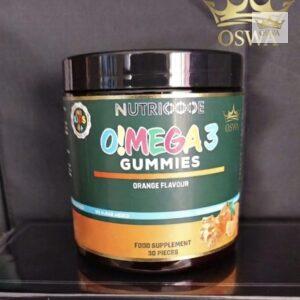 NUTRICODE O! MEGA-3 Gummies 120 g - BE PRIDĖTINIO CUKRAUS