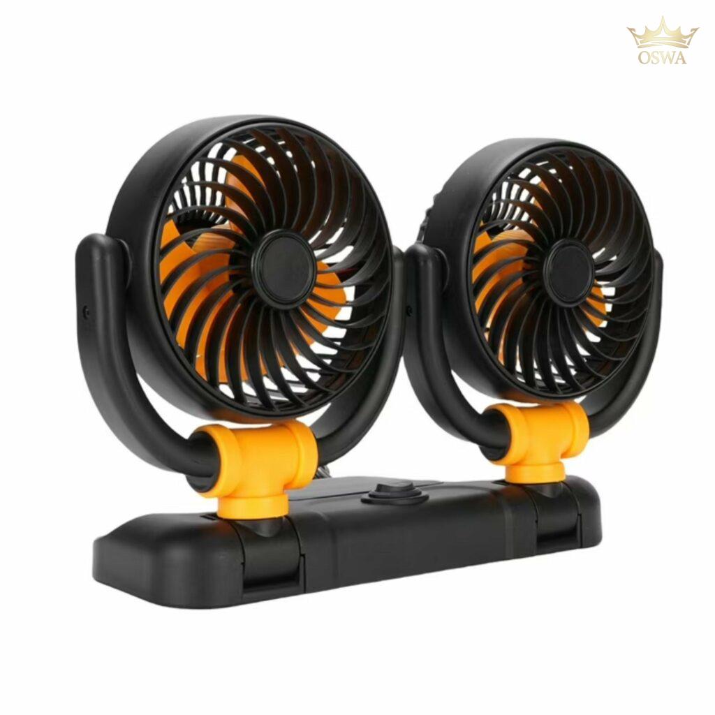 12V Dvigubas automobilio ventiliatorius