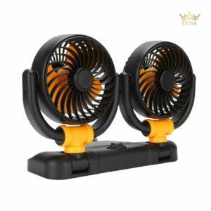 12V Dvigubas automobilio ventiliatorius