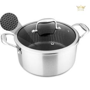 Puodas su dangčiu OSFÉ Tri-Ply, 32 cm, 12 l