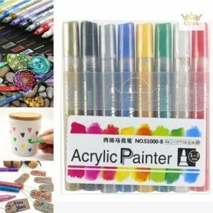Akrilinių dažų markeriai Acrylic Painter 8 vnt.