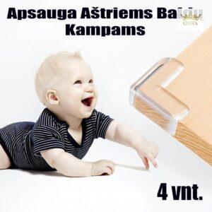Apsauga Aštriems Baldų Kampams, 4 vnt.