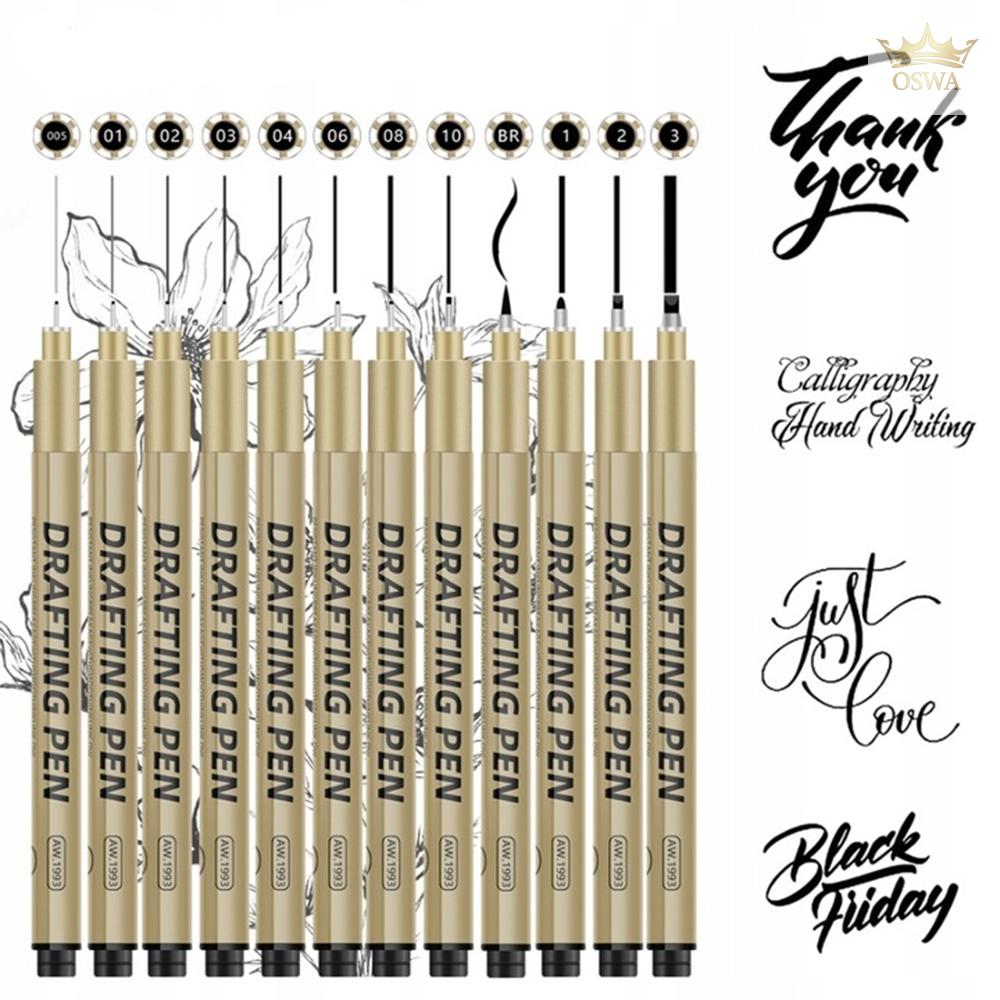 „Art Walker Drafting Pen“ techninių rašiklių rinkinys 12 vnt.