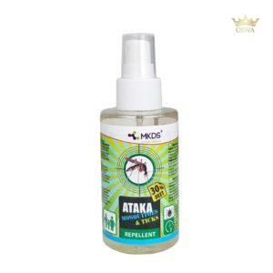 ATAKA Mosquitoes & Ticks – repelentas nuo uodų ir erkių, 100 ml