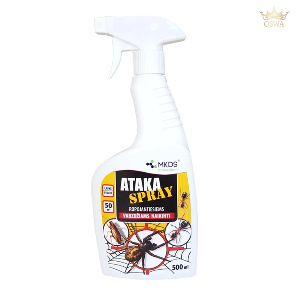 ATAKA SPRAY insekticidas ropojantiems vabzdžiams naikinti, 500 ml
