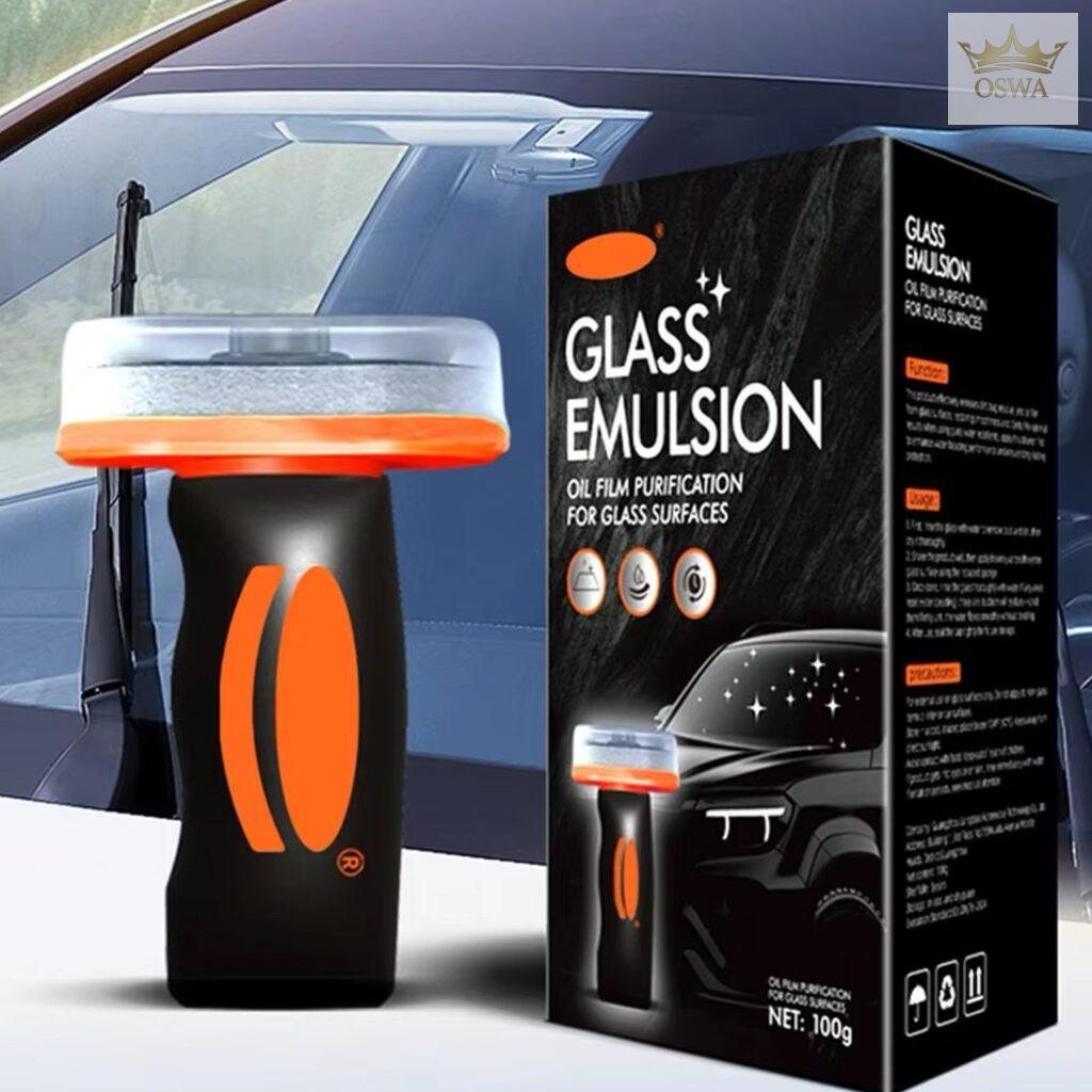 Automobilio stiklo valymo emulsija su aplikatoriumi