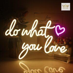 Dekoracinis šviestuvas "Do What You Love"