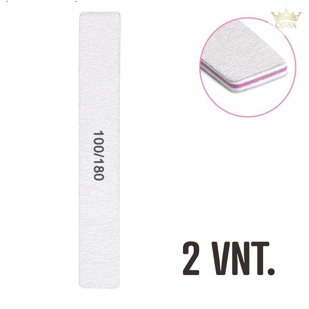 Nagų dildės 100/180 grit, 2 vnt.