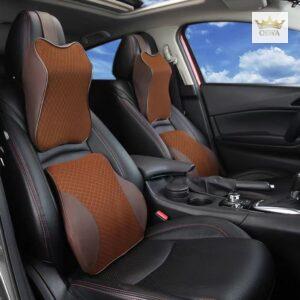 Ergonominių pagalvių rinkinys automobiliui RUDA
