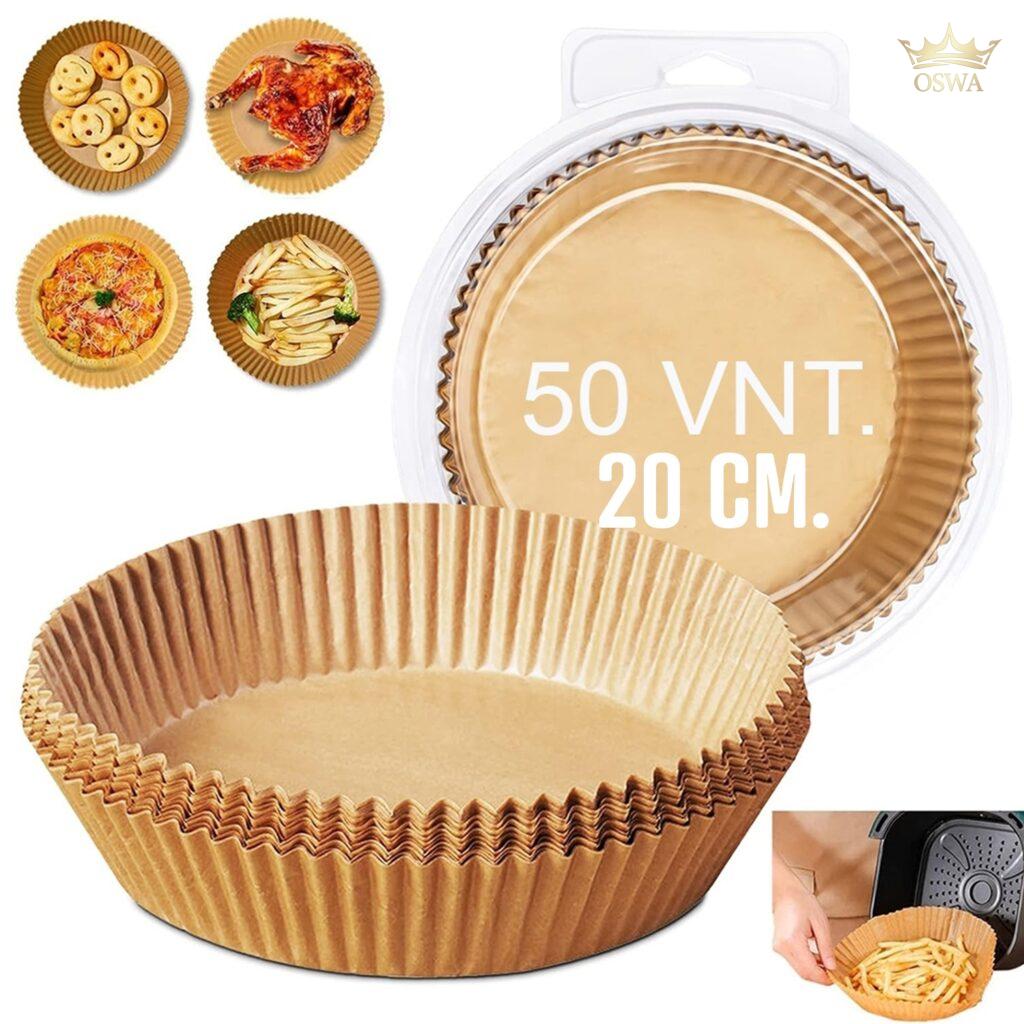 Kepimo popierinės formelės 20 cm (50 vnt.)