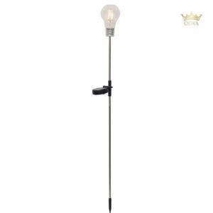 lauko LED lemputė „Edison“ su saulės baterija (80 cm, vintage stilius)