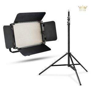 LED panelinė lempa su trikoju 800 pro KIT