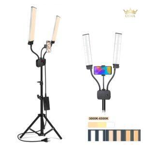 LED panelinės lempos su trikoju DOUBLE