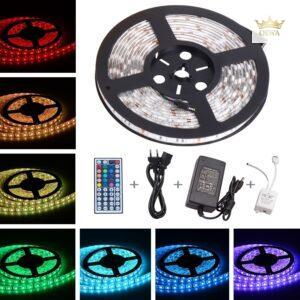 RGB LED juosta 5M 16 spalvų