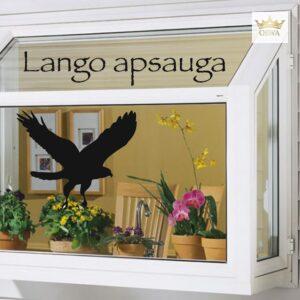 Lipdukas Apsaugai Nuo Paukščių Atsitrenkimo Į Langus