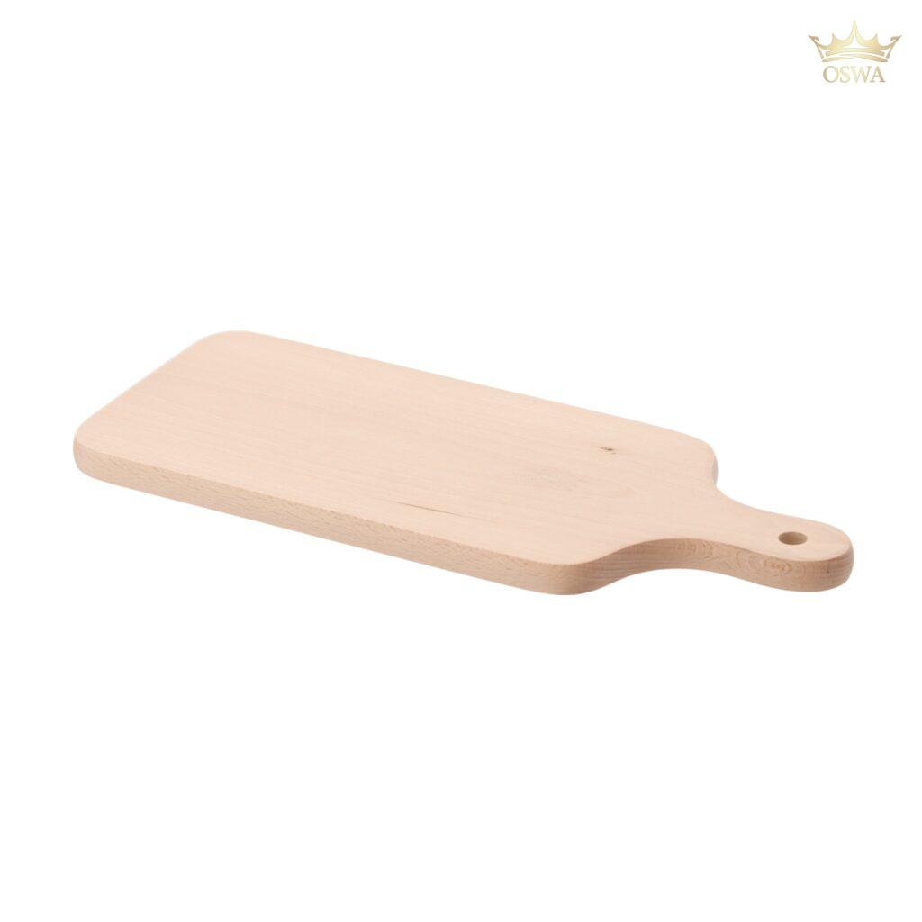 Medinė pjaustymo lentelė su rankena 36 × 15,5 cm