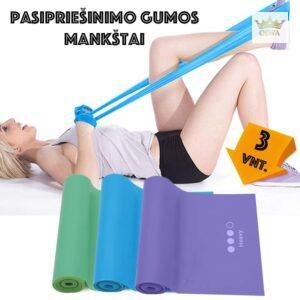 Pasipriešinimo Gumų Rinkinys 3 Vnt.