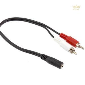 Perėjimas 3.5mm - RCA