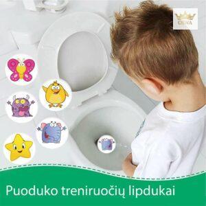 Puoduko treniruočių lipdukai, 5 vnt.