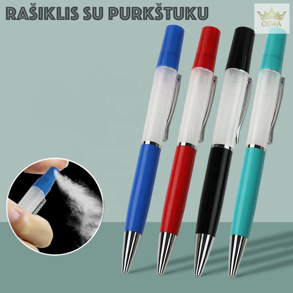 Rašiklis su purkštuku