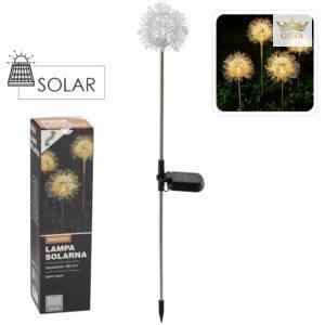 Saulės lempa „Kiaulpienė“ – LED, šiltai balta šviesa, 68 cm
