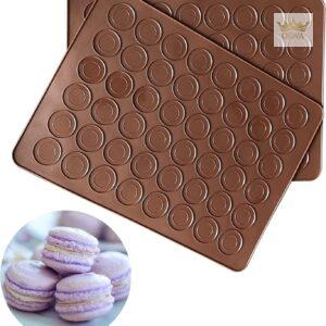 Silikoninė forma Macarons sausainiams – 38 × 28,5 cm