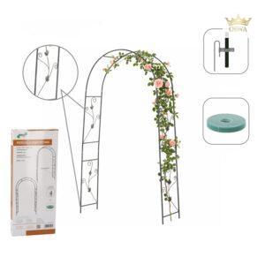 Sodo pergola su dekoracijomis 114 × 37 × 230 cm