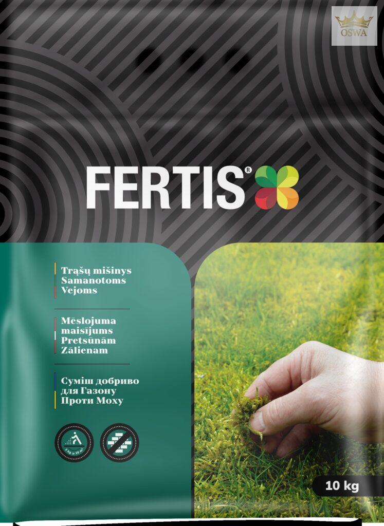 Trąšų mišinys Samanotoms Vejoms FERTIS, 10kg