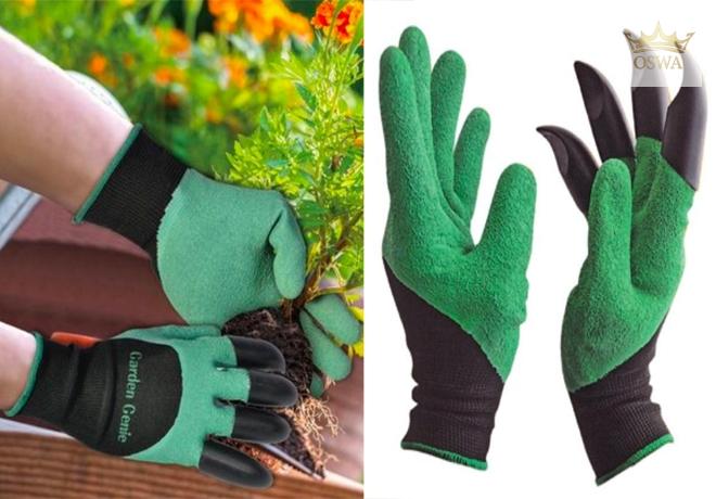 Universalios sodo pirštinės su nagais "Garden Genie Gloves"