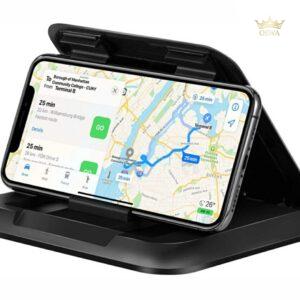 Universalus telefono laikiklis automobilyje.