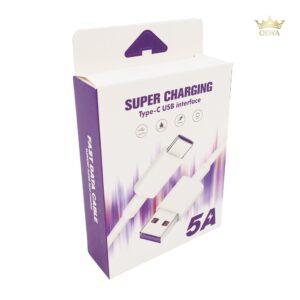 USB -TYPE-C 5A Laidas 1M