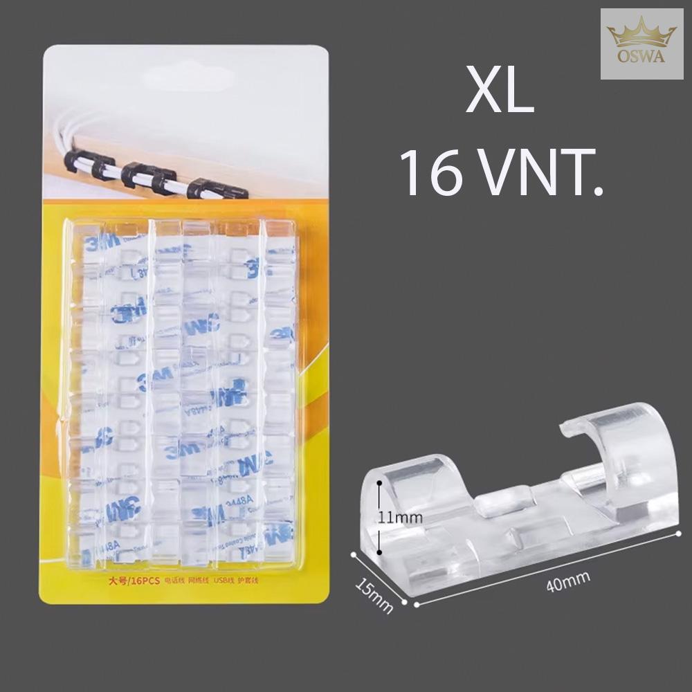 XL laidų laikikliai, 16 vnt.