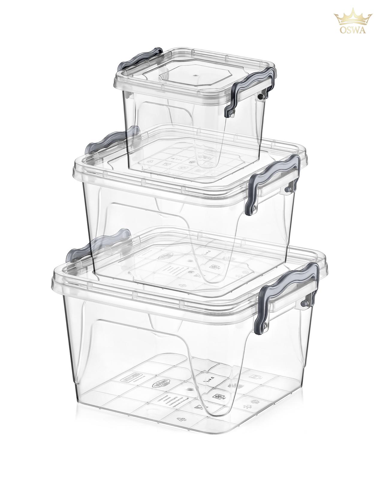 3 dalių kvadratinių dėžučių rinkinys Multi Box - Image 2