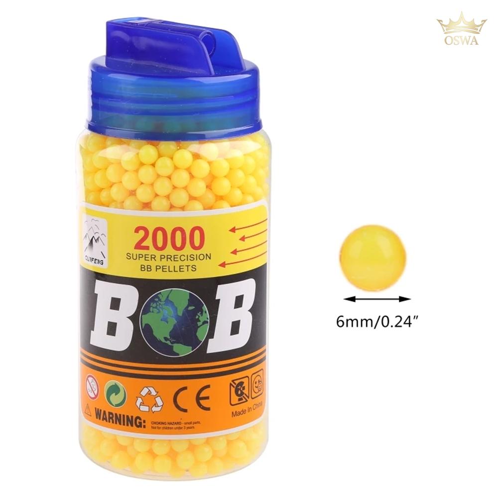 6 mm BB plastikinės kulkos - šratai 2000vnt. - Image 2