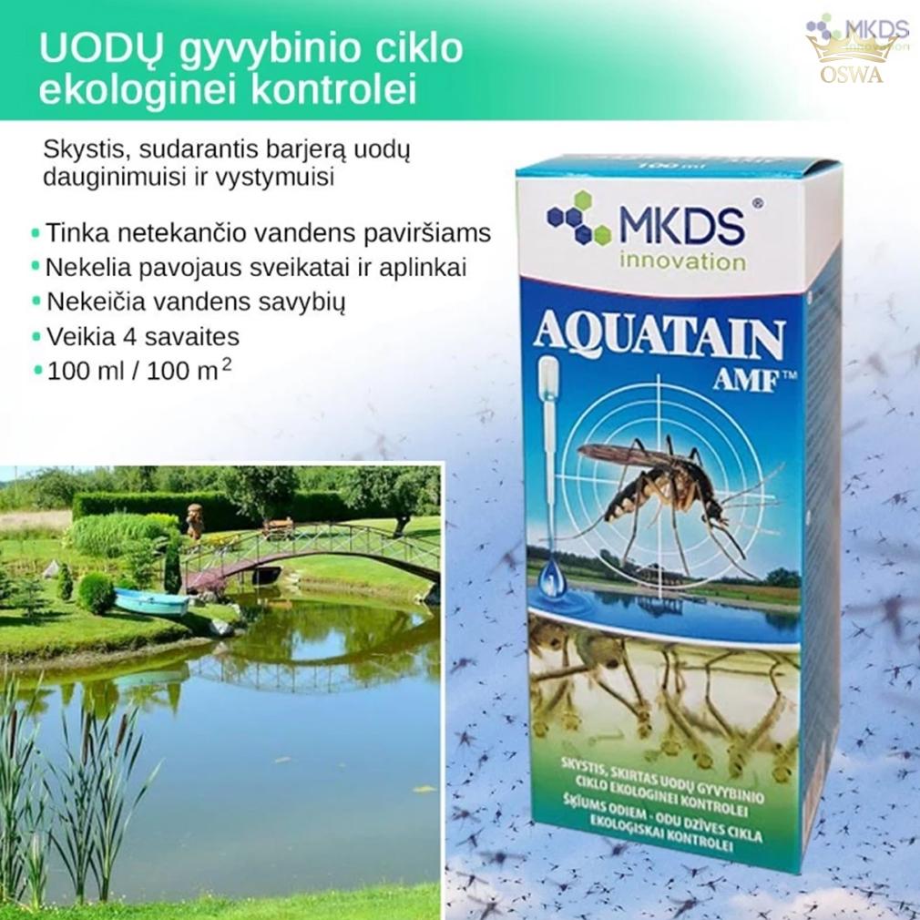Aquatain AMF skystis tvenkiniams nuo uodų ir mašalų, 100 ml - Image 3