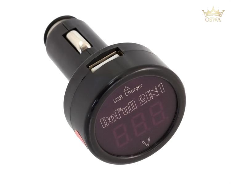Automobilio voltmetras - USB įkroviklis - Image 3