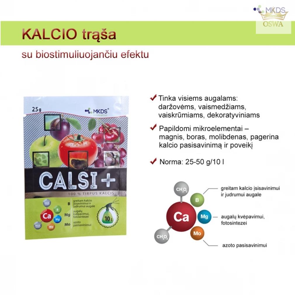CALSI+ kalcio trąša su mikroelementais B, Mg, Mo, 25 g - Image 3