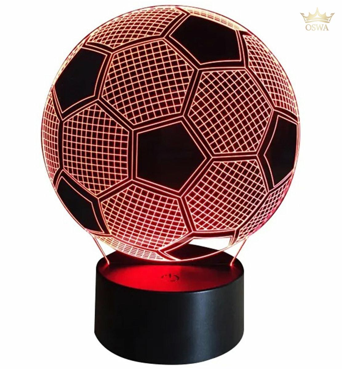 Dekoratyvinė LED lempa, futbolo kamuolio formos - Image 2