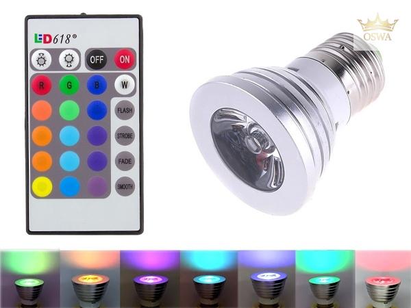E27 RGB lemputė su pulteliu - Image 2