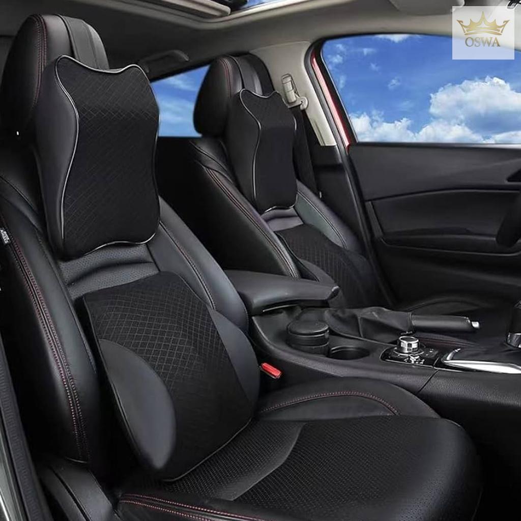 Ergonominių pagalvių rinkinys automobiliui JUODA - Image 2