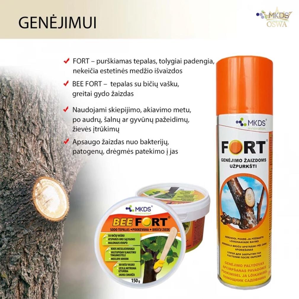 FORT sodo tepalas genėjimo žaizdoms užpurkšti, 250ml - Image 3