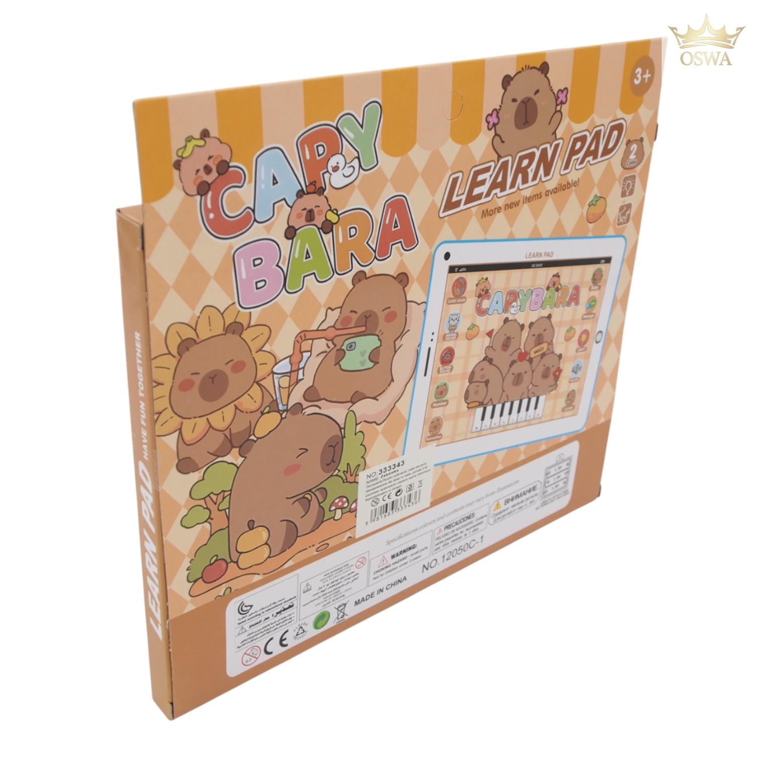 Interaktyvus mokomasis planšetinis žaislas „Capybara Learn Pad“ - Image 3