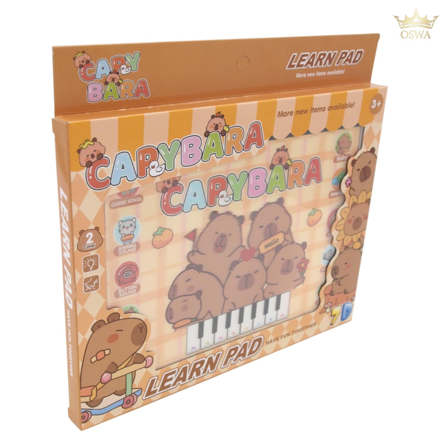 Interaktyvus mokomasis planšetinis žaislas „Capybara Learn Pad“ - Image 2