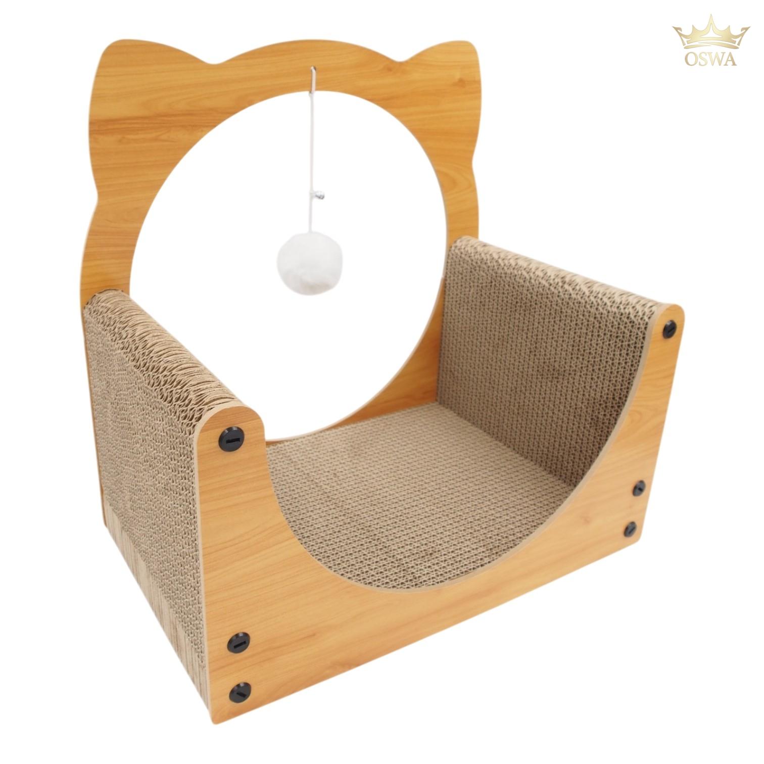 Kartoninė draskyklė katėms 40 x 25 x 40 cm - Image 2
