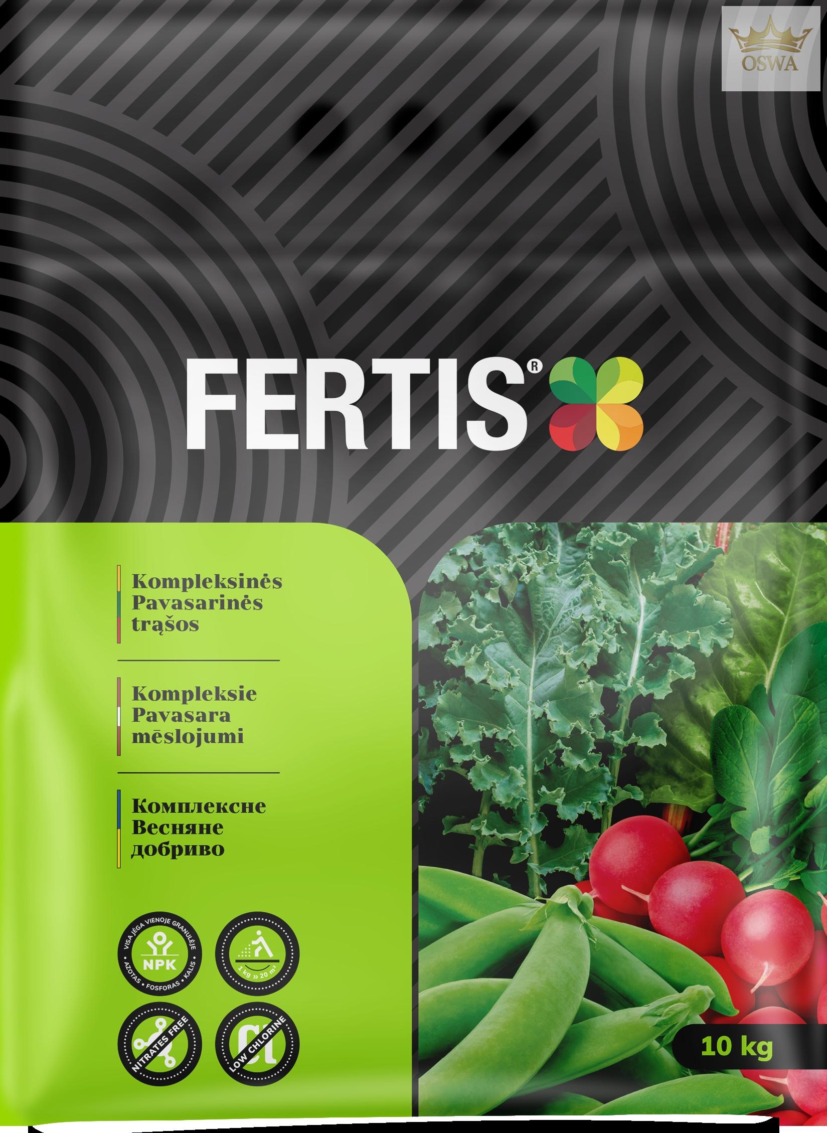 Kompleksinės Pavasarinės trąšos FERTIS , 10kg - Image 2