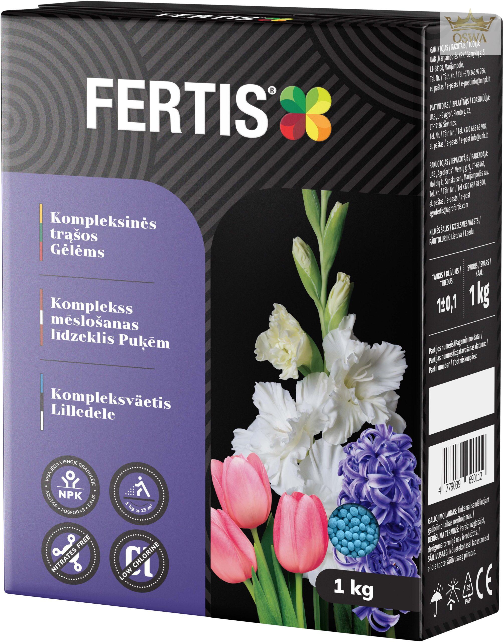 Kompleksinės trąšos Gėlėms FERTIS, 1kg - Image 2