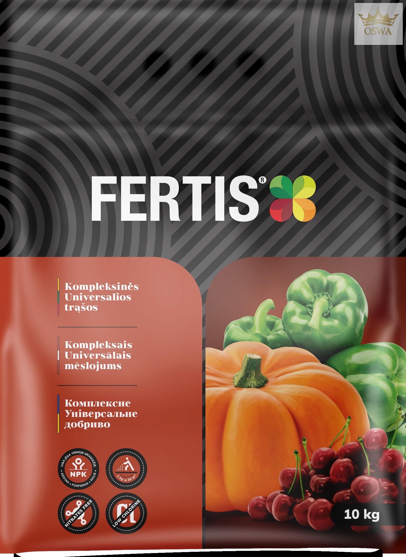 Kompleksinės Universalios trąšos FERTIS, 10kg - Image 2