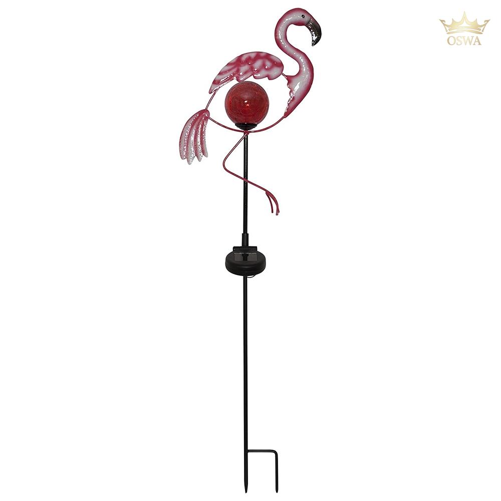 lauko LED lempa „Flamingo“ su saulės baterija (80 cm) - Image 2
