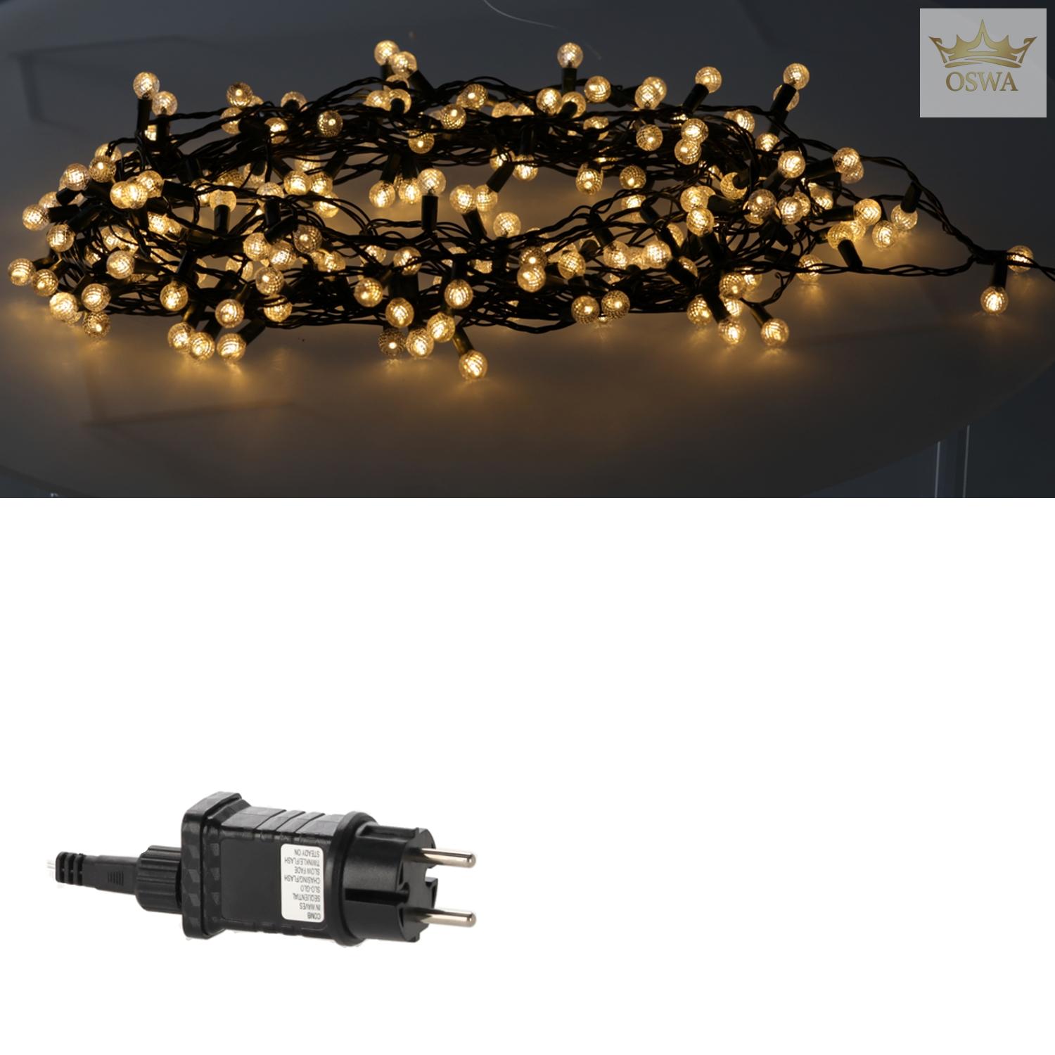 LED girlianda „Cherry Ball“ 200 LED, šiltai balta, 16 m - Image 3