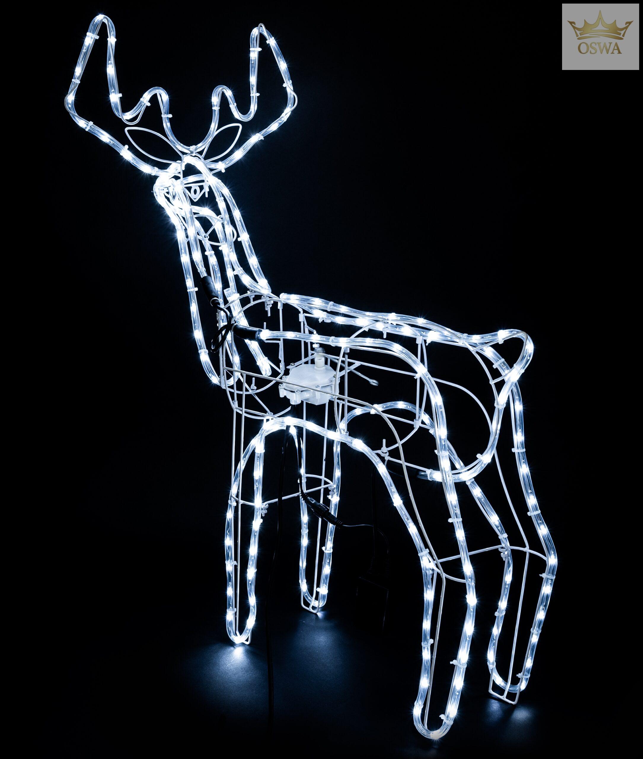 LED Kalėdinis šviečiantis elnias – 90×80 cm - Image 2
